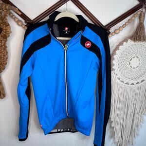 Castelli Black Blue Cycling Jacket